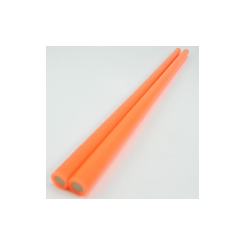 Devilstick Silikonhandstäbe in Neon Orange