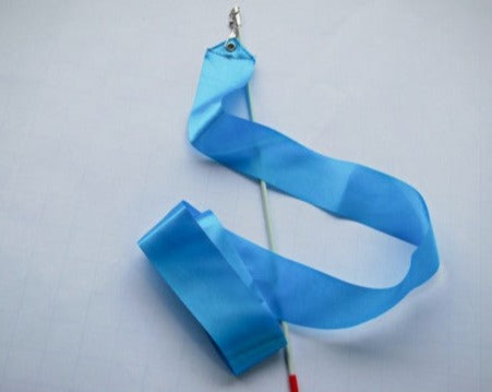 Gymnastikband mit Stab | Blau