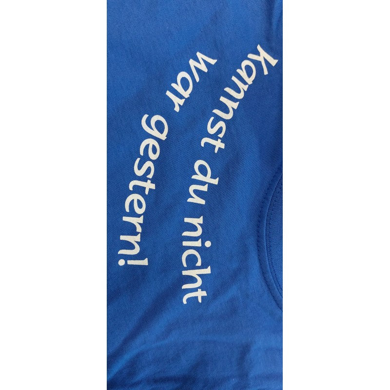 ZappZarap Tshirt in Blau Schriftzug