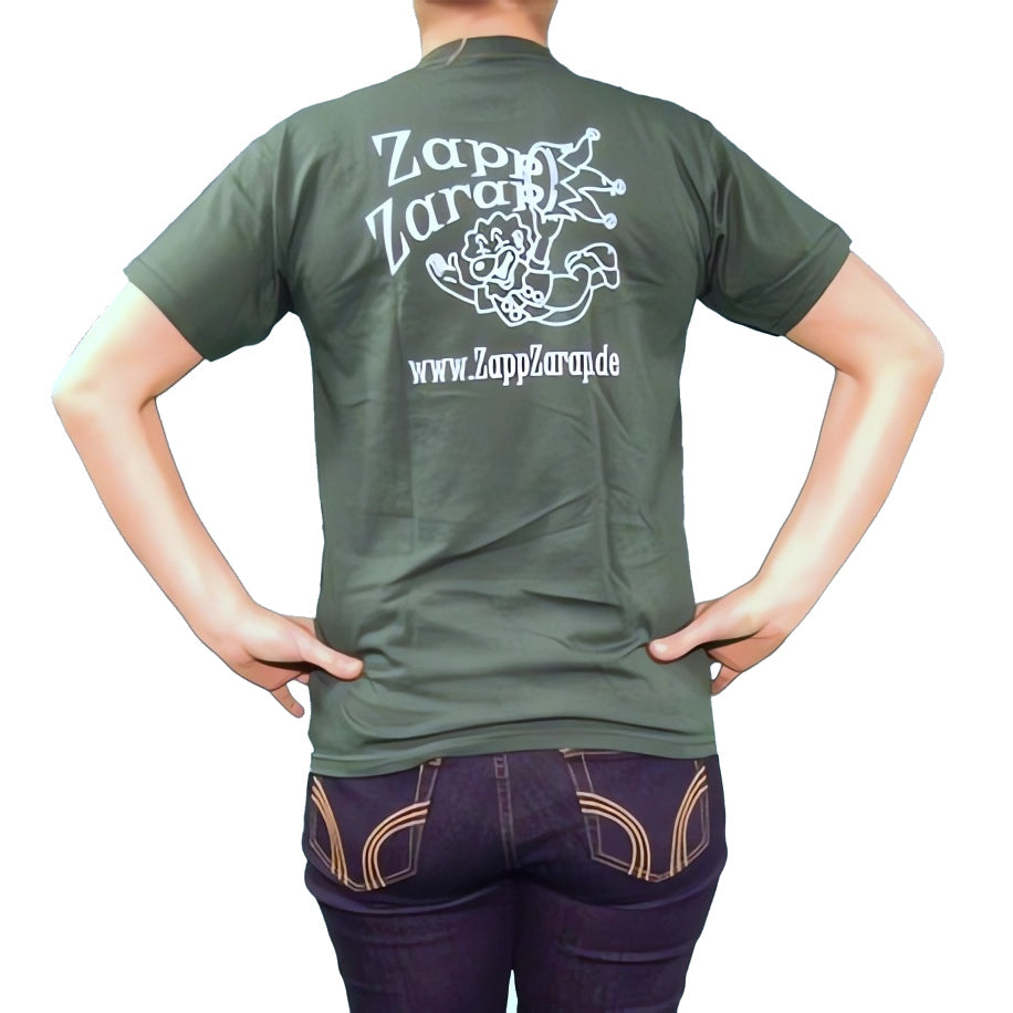ZappZarap Tshirt in grün Rückseite