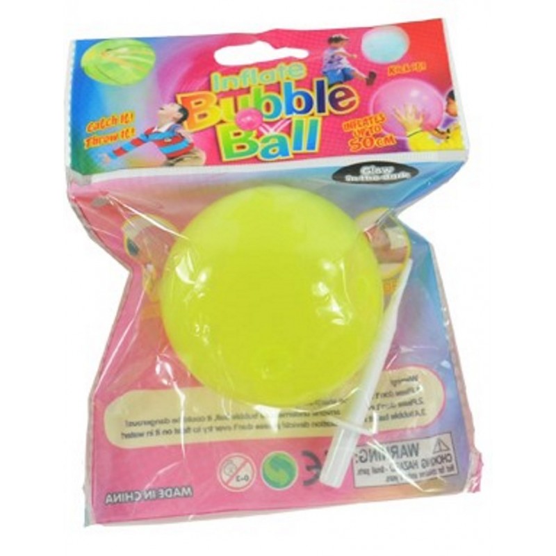 Antigravitationsball / Bubble Ball in Gelb