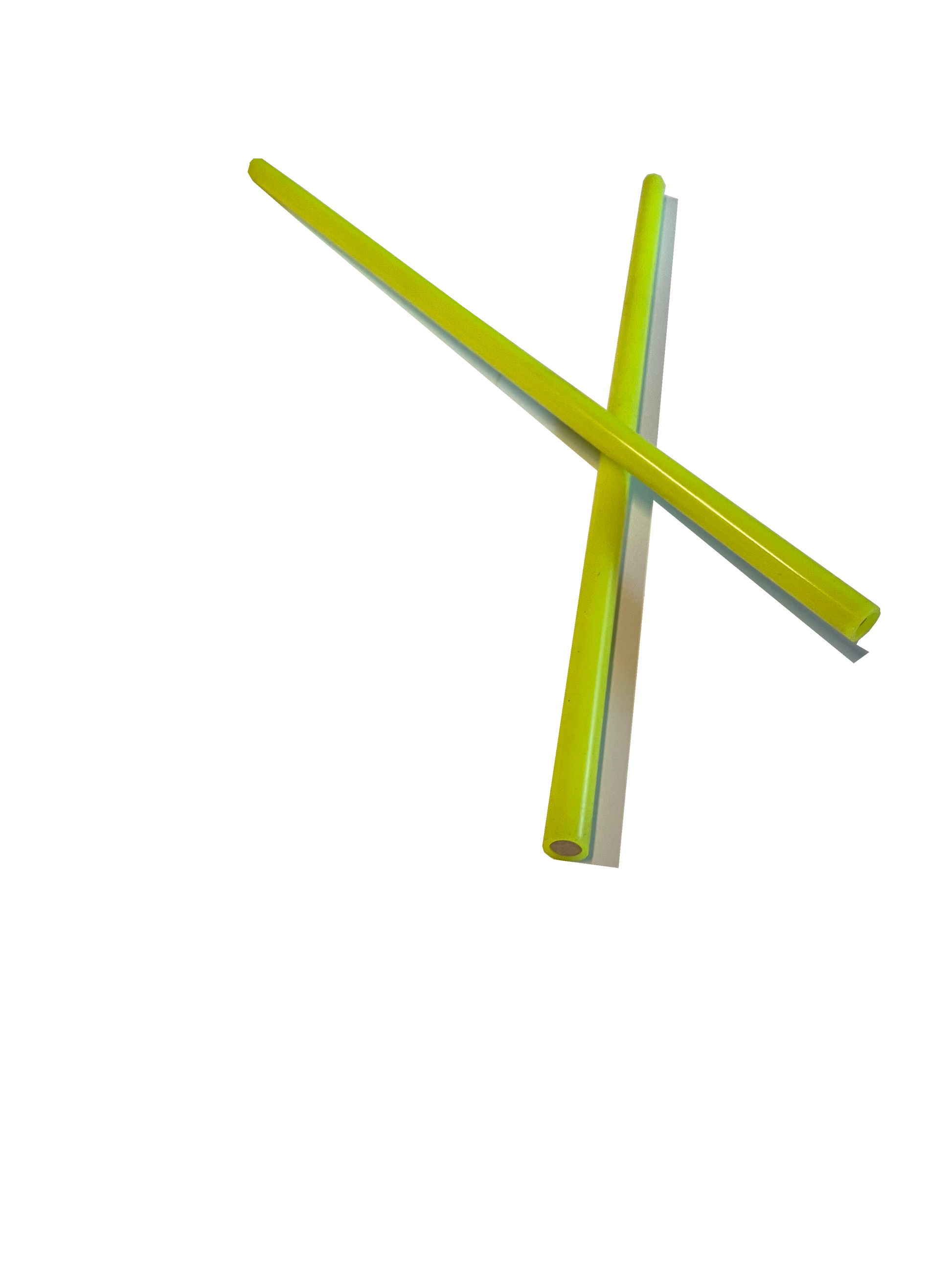 Devilsticks Flowersticks Handstaebe neon gelb