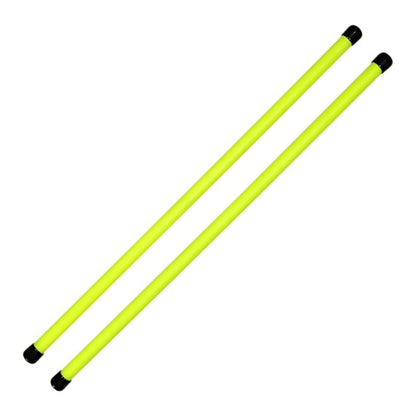 Devilsticks Flowersticks Handstäbe neon gelb