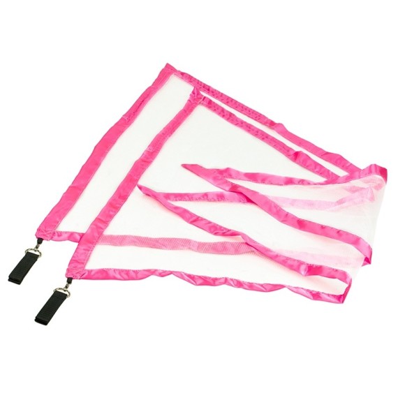Angel Wings; Flag Poi von Juggle Dream pink weiß