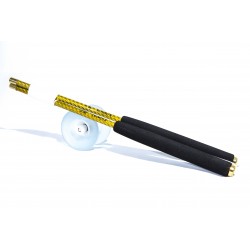 Sundia Diabolo Handstäbe Schwarz gold
