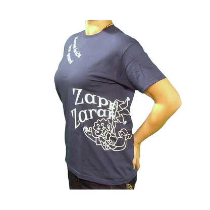 ZappZarap Tshirt in blau Seitenansicht