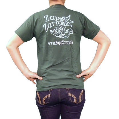 ZappZarap Tshirt in grün Rückseite